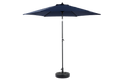 9Ft Outdoor Patio Umbrella Outdoor Table Umbrella With Push Button Tilt And Crank, Market Umbrella 6 Sturdy Ribsdeck, Backyard, Pool Base Not Included Navy Blue Navy Blue Garden & Outdoor Steel