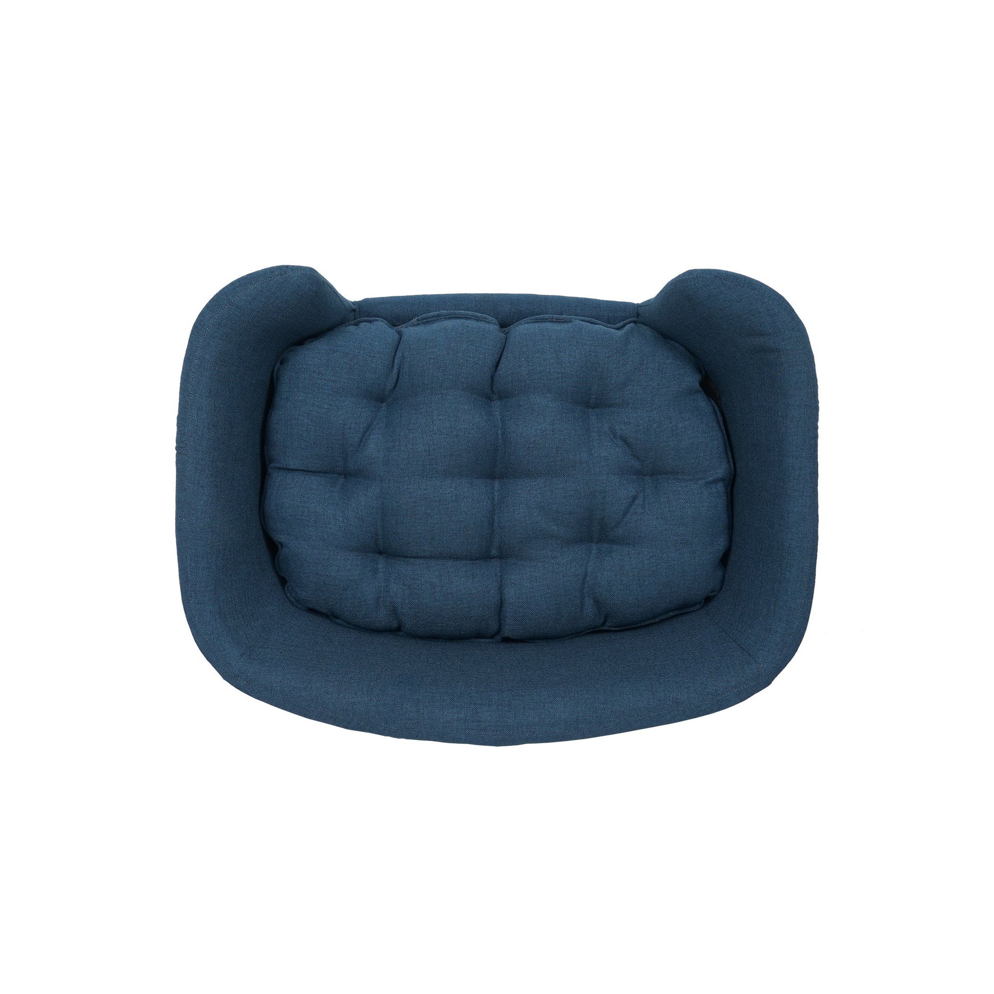 Dog Bed Navy Blue Fabric