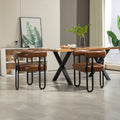 Coolmore Contemporary Designed Pu Fabric Upholstered Accent Dining Chair Barrel Side Chairs Kitchen Armchair For Living Room Set Of 2 Dark Brown Pu Dark Brown Foam Pu Leather
