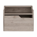 Florence Floating Nightstand With Drawer And Dual Shelf Display Beige 1 Drawer Bedroom Rectangle Shelf Mdf Engineered Wood