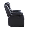 Black Power Recliner With Pillow Top Arms Black Power Push Button Primary Living Space Tight Back Modern Pine Pillow Top Arms Wood