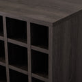 Wine & Bar Cabinet Grey Particle Board