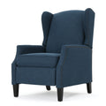 Recliner Navy Blue Fabric