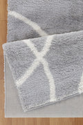 Loft Shag Gc Czy1002 Grey 5 Ft. 3 In. X 7 Ft. Shaggy Area Rug Grey Polyester