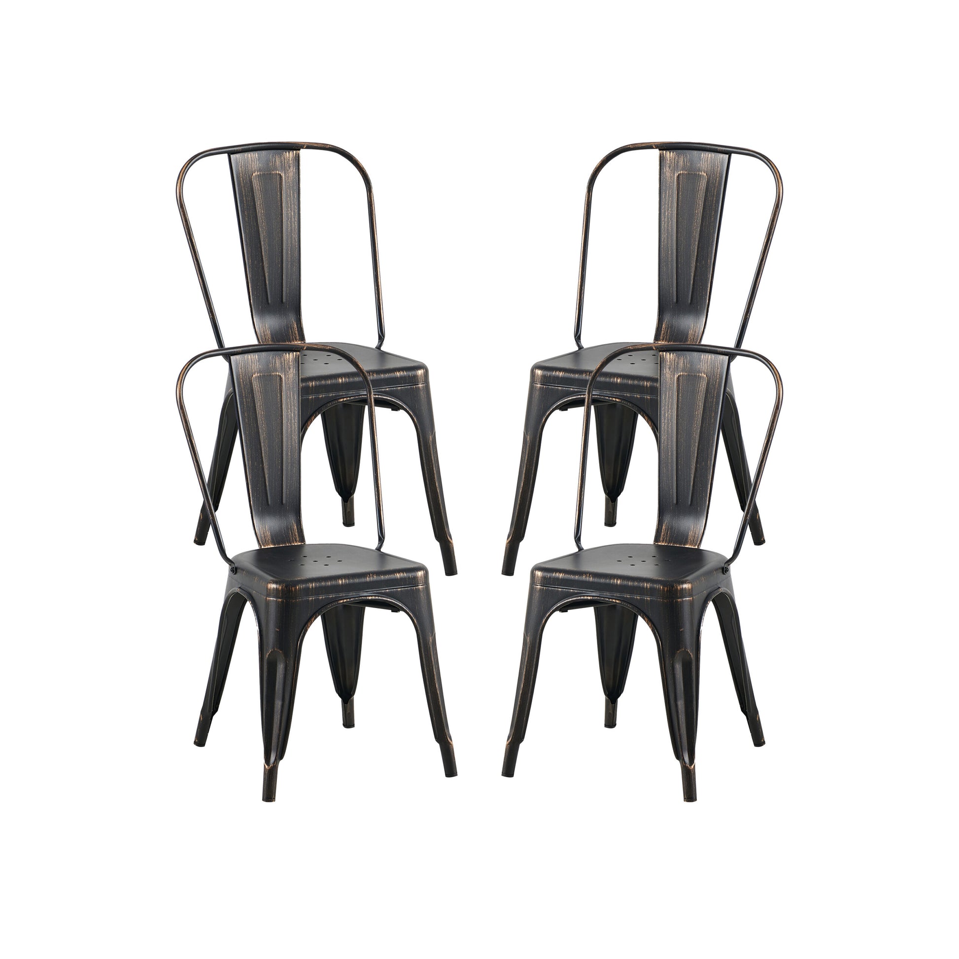 2Pc Modern Sanded Matte Black Metal Dining Room Kitchen Bar Chairs Contemporary Aesthetic Matte Black Finish 18 Inch Seat Height Standard Dining Matt Black Dining Room Wipe Clean Square