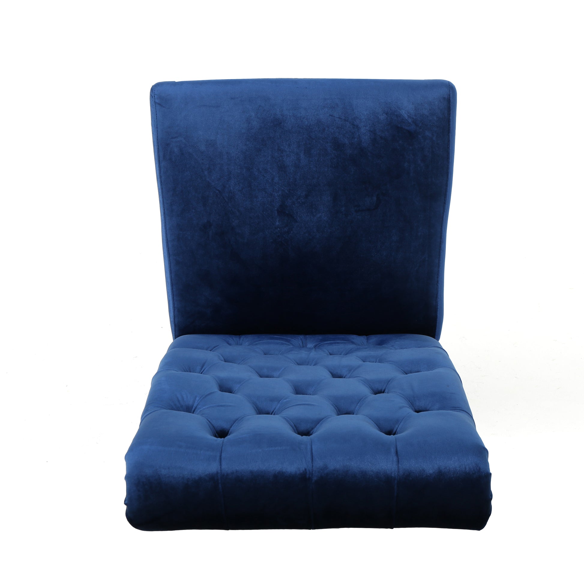 George Hi Back Kd Dining Chair Navy Blue Velvet