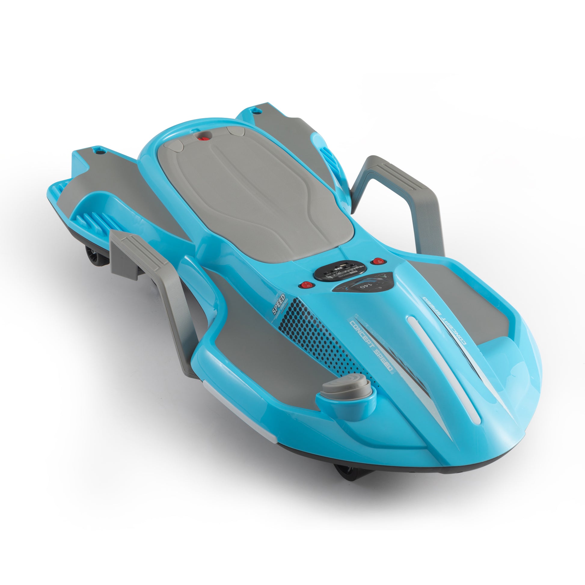 Electric Kids Racing Car With Music And Lights, Blue Blue 100 149 Lbs Polypropylene