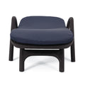 Mikael Chaise Lounge With Cushion Dark Brown Polypropylene