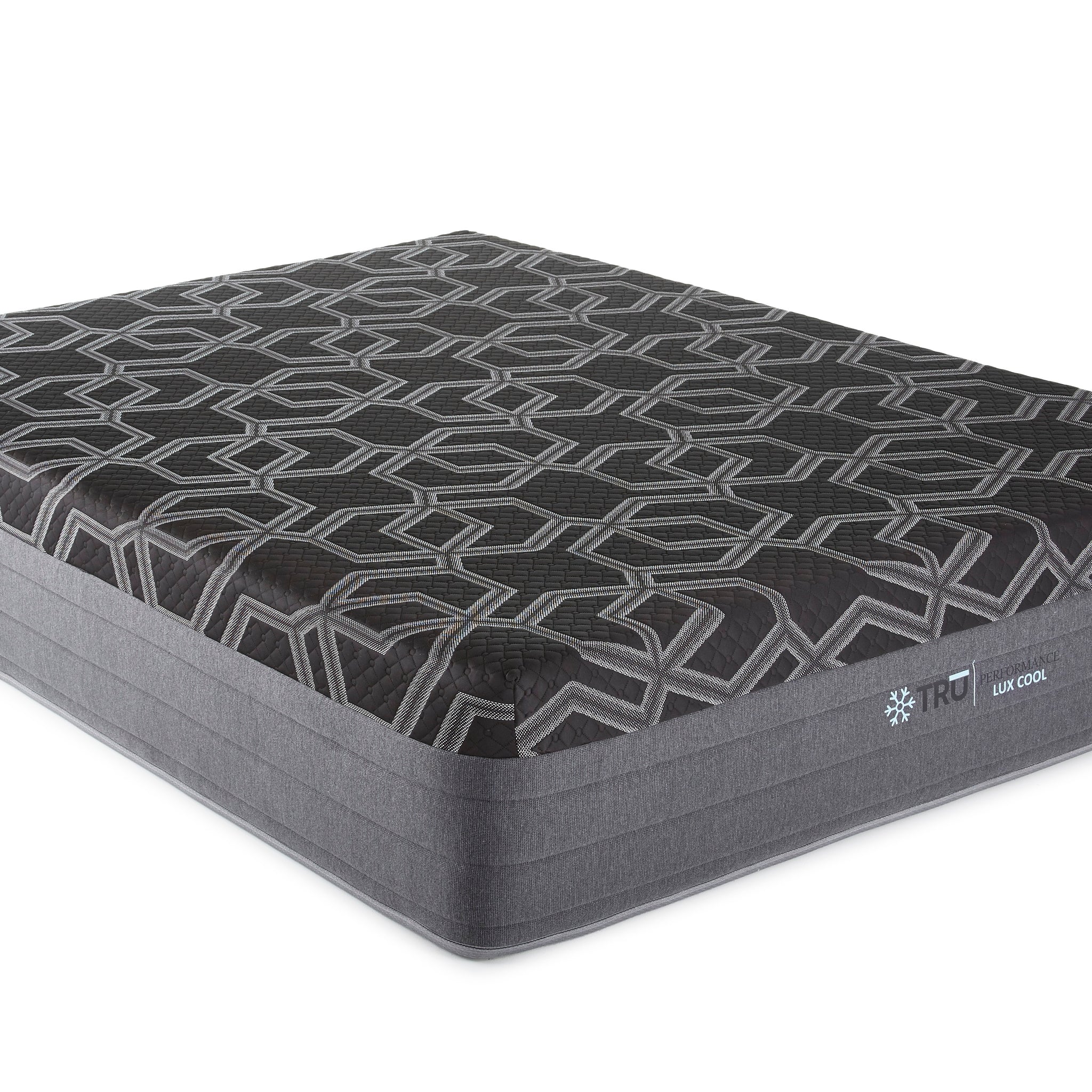 14" Smooth Top Hybrid Ultra Plush Full Mattress Black Foam Spring Full