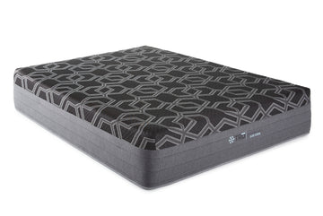 14" Smooth Top Hybrid Ultra Plush Full Mattress Black Foam Spring Full