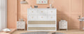 Queen Murphy Bed With Large Drawers,White Queen White Plywood
