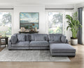 1Pc Modern Living Room Furniture Modular Armless Chair Plush Gray Corduroy Fabric Upholstery Plywood Frame, Matching Pillow Gray Wood Primary Living Space Modern Plywood 1 Seat