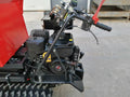 All Terrain Mini Dumper Dump Truck Crawler Small Rubber Crawler Transport Truck Mini Tracked Dumper Black Red Iron