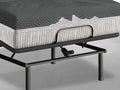 Goodvibesleep Ease Flex Head Mattress And Adjustable Base Comfort Ensemble, Queen Size Gray Foam Queen