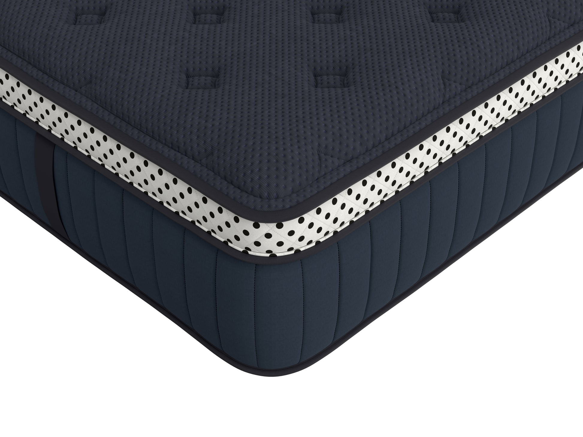 Wink Blue 15" Box Top King Mattress Blue Memory Foam And Polyurethane Foam Fabric King