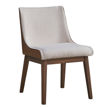 White And Brown Side Chair Set Of 2 Solid Brown White Dining Room Traditional Wingback Chair Wing Back Set Of 2 Wood Fabric