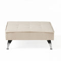 Ottoman Chair Ivory Fabric