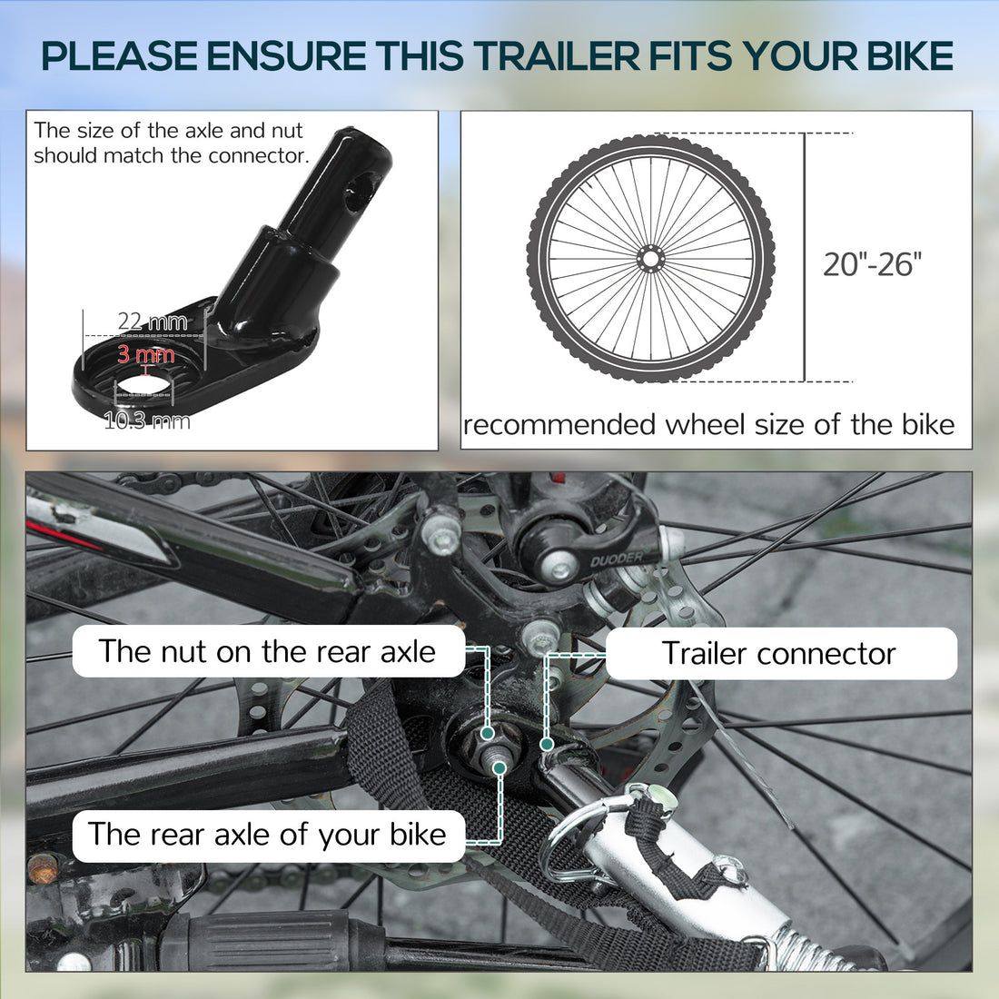 Aosom Bike Cargo Trailer For Hefty Loads, Foldable Compact Storage, Universal Hitch, Bike Wagon Bike Trailer Bicycle Cargo Trailer Bike Attachment With 16" Wheels, Heavy Duty, Black Black Steel