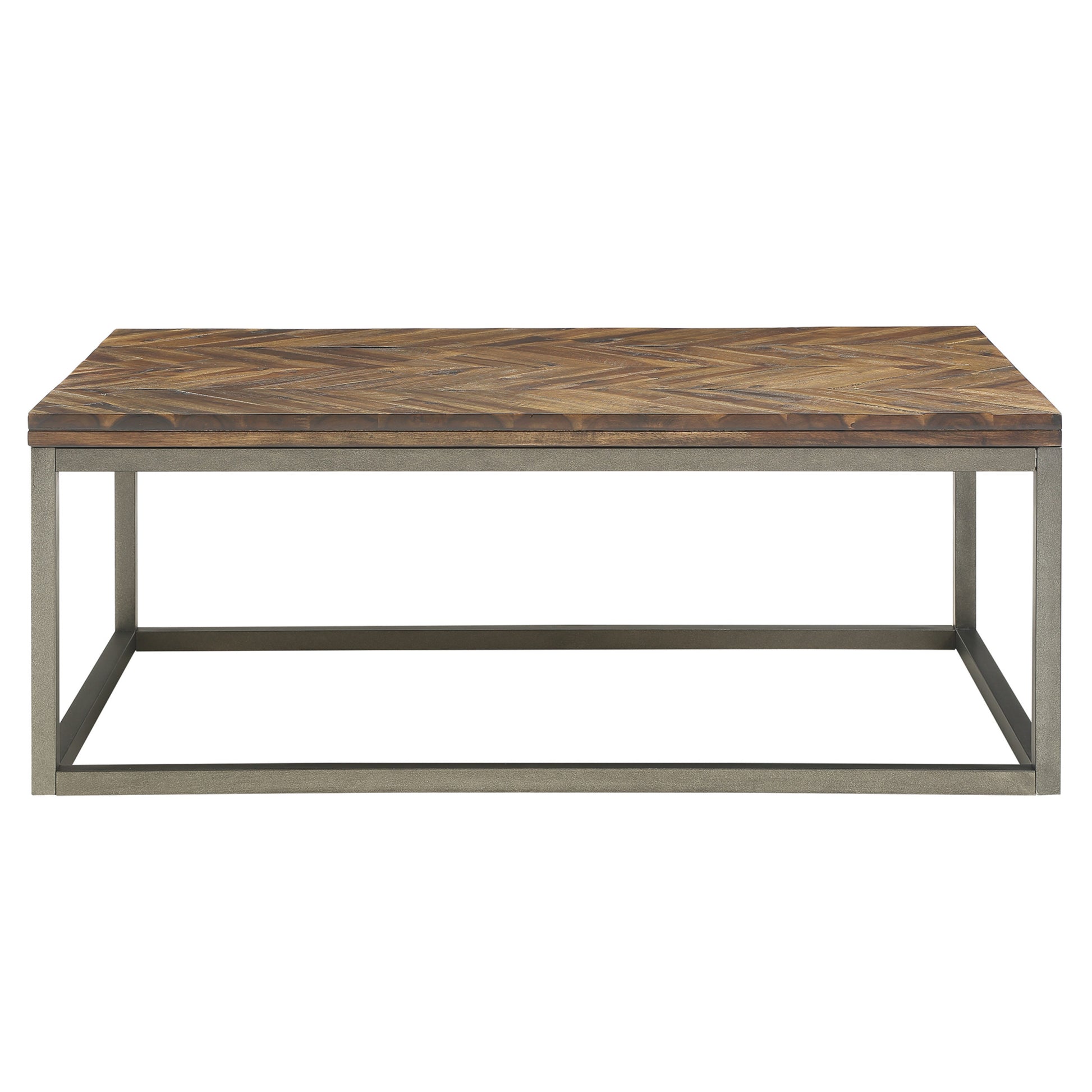 Lorenza 3 Piece Table Set Brown Brown Iron