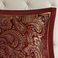 12 Piece Comforter Set With Cotton Bed Sheets Red Queen Queen Red Cotton