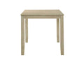 Beautiful Cream Color Counter Height 1Pc Dining Pub Height Square Table Dining Room Wooden Furniture Cream Seats 4 Espresso Dining Room Traditional Rectangular Square Wood