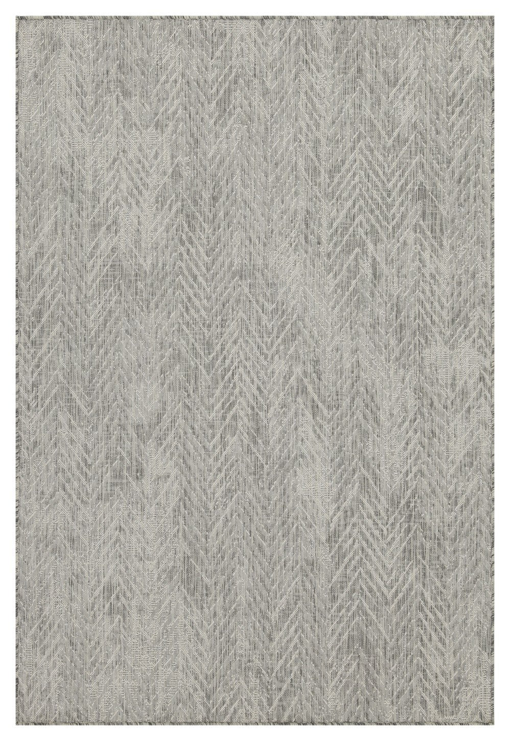 Sunshine Gc Har2012 Silver 2 Ft. 7 In. X 7 Ft. 3 In. Indoor Outdoor Area Rug Silver Polyester Polypropylene