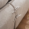 Sofa Deep Seat Sofa 3 Seater For Living Room Oversized Comfy Sofa L Shape Sofa Couch With Chaise Home Furniture Sleeper Sectional Sofa For Apartment, Office Left Hand Facing Grey Foam 3 Seat