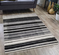 Jersey Area Rugs, Carpets For Livingroom, 7X10 Area Rugs ,3012 Grey Rectangle 8&10 Grey Contemporary Abstract Polypropylene