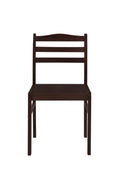 7Pc Dining Set Brown Finish Dining Table And 6 Chairs, Mdf And Solid Wood, Dining Kitchen Set Furniture Brown Seats 6 Dining Room 4 Leg Rectangular Dining Table With Chair Mdf