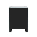 15.7''W Silver Rectangle Mirrored End Table With Wireless&Usb Charging, Modern Side Table With Led Lights, 3 Drawers With Crystal Style Handles For Living Room Silver Mirrored Finish Luxury,Modern Rectangular Mdf Glass