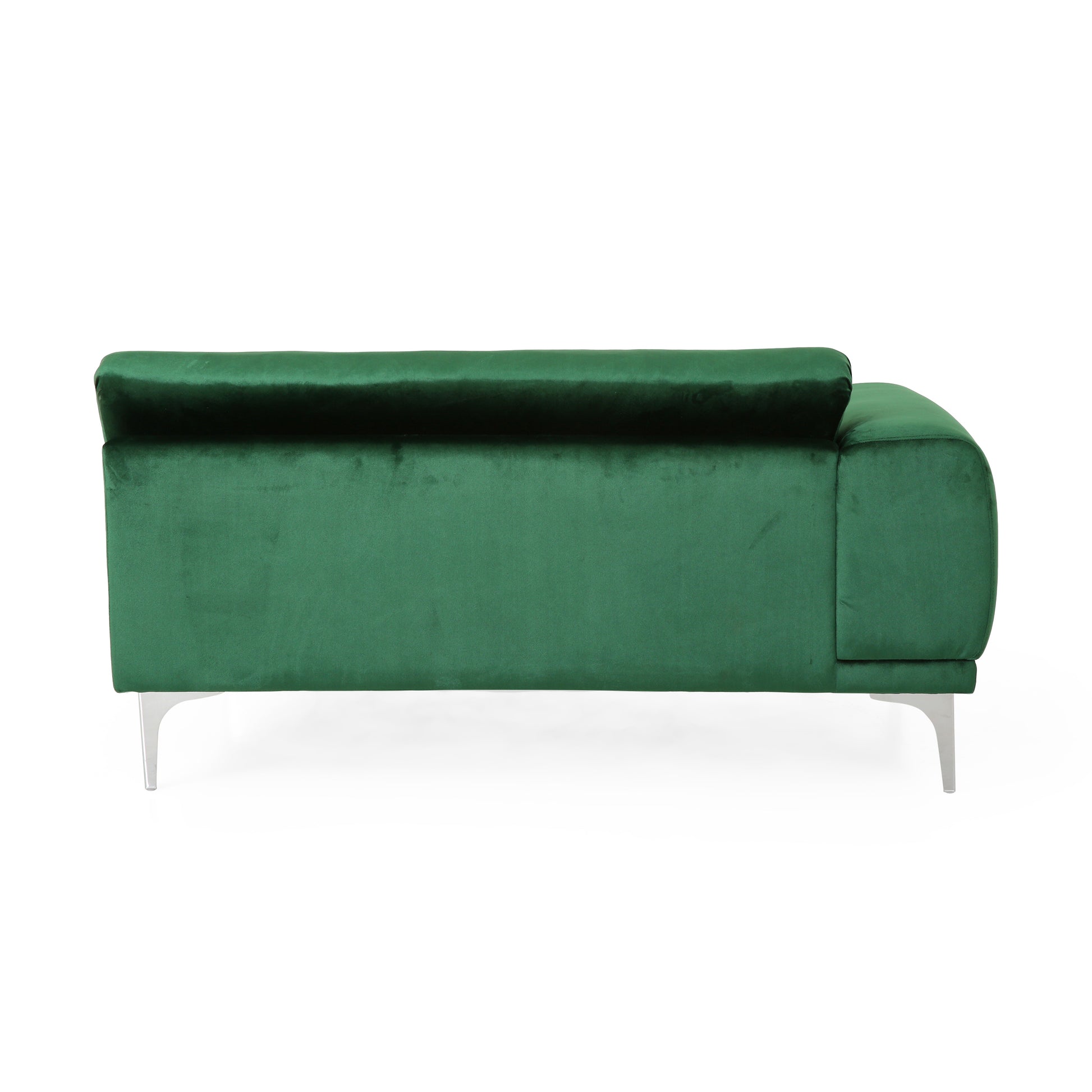 Mirod Comfy 4 Seat Sofa With Metal Legs, Modern For Living Room And Study Emerald Velvet 4 Seat