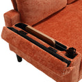 United Sectional Sofa Reversible Sectional Sleeper Sectional Sofa With Storage Chaise Orange Chenille