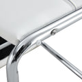 Table And Chair Set, Modern Luxurious White Imitation Marble Pattern Mdf Dining Table,Rectangular Dining Table, Matched With Uniquely Shaped Pu High Backrest Seats,Suitable For Various Occasions. White Seats 4 Mdf