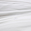 4 Piece 2 In 1 Duvet Set King White Cotton