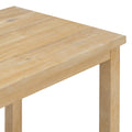 5 Piece Counter Height Dining Set, Classic Elegant Table And 4 Chairs In Natural Wood Wash Natural Wood Wash Solid Wood