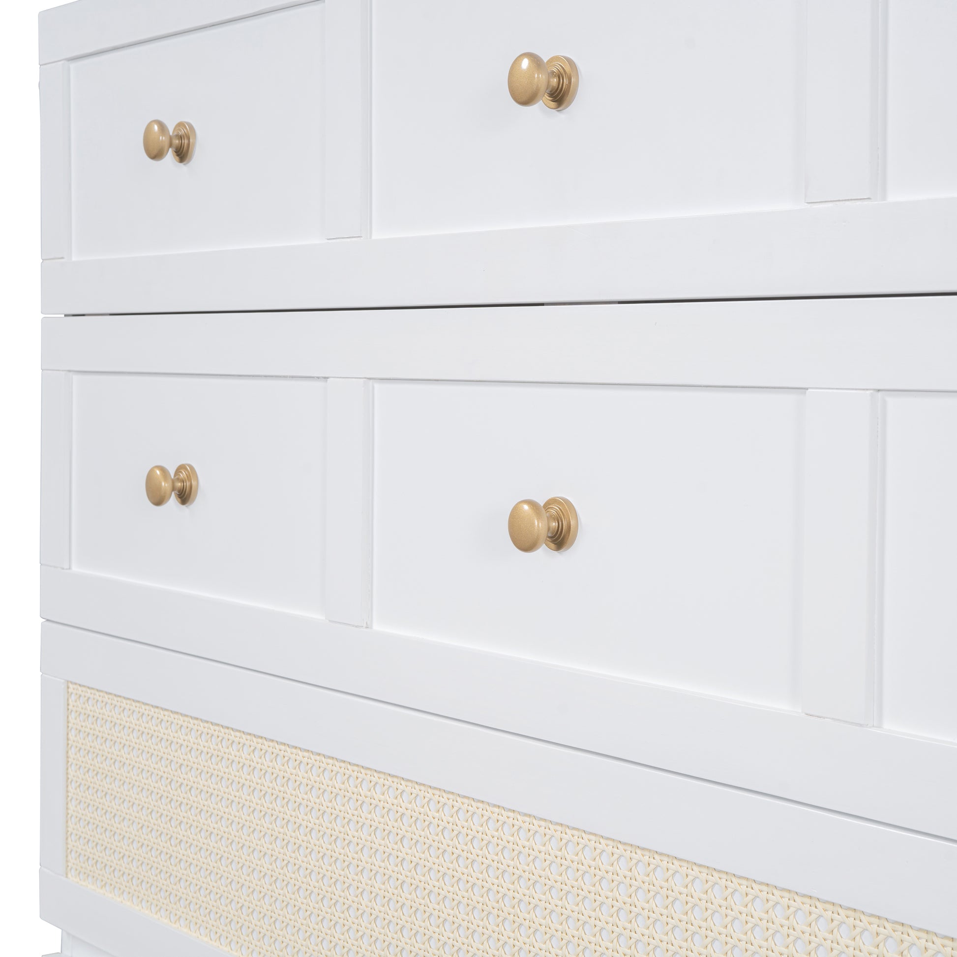 Full Size Murphy Bed With Large Drawers,White Full White Plywood