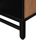 3 Drawer Cabinet, Suitable For Bedroom, Living Room, Study, Dining Room Black Particle Board