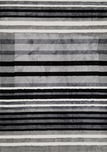 Jersey Area Rugs, Carpets For Livingroom, 7X10 Area Rugs ,3012 Grey Rectangle 8&10 Grey Contemporary Abstract Polypropylene