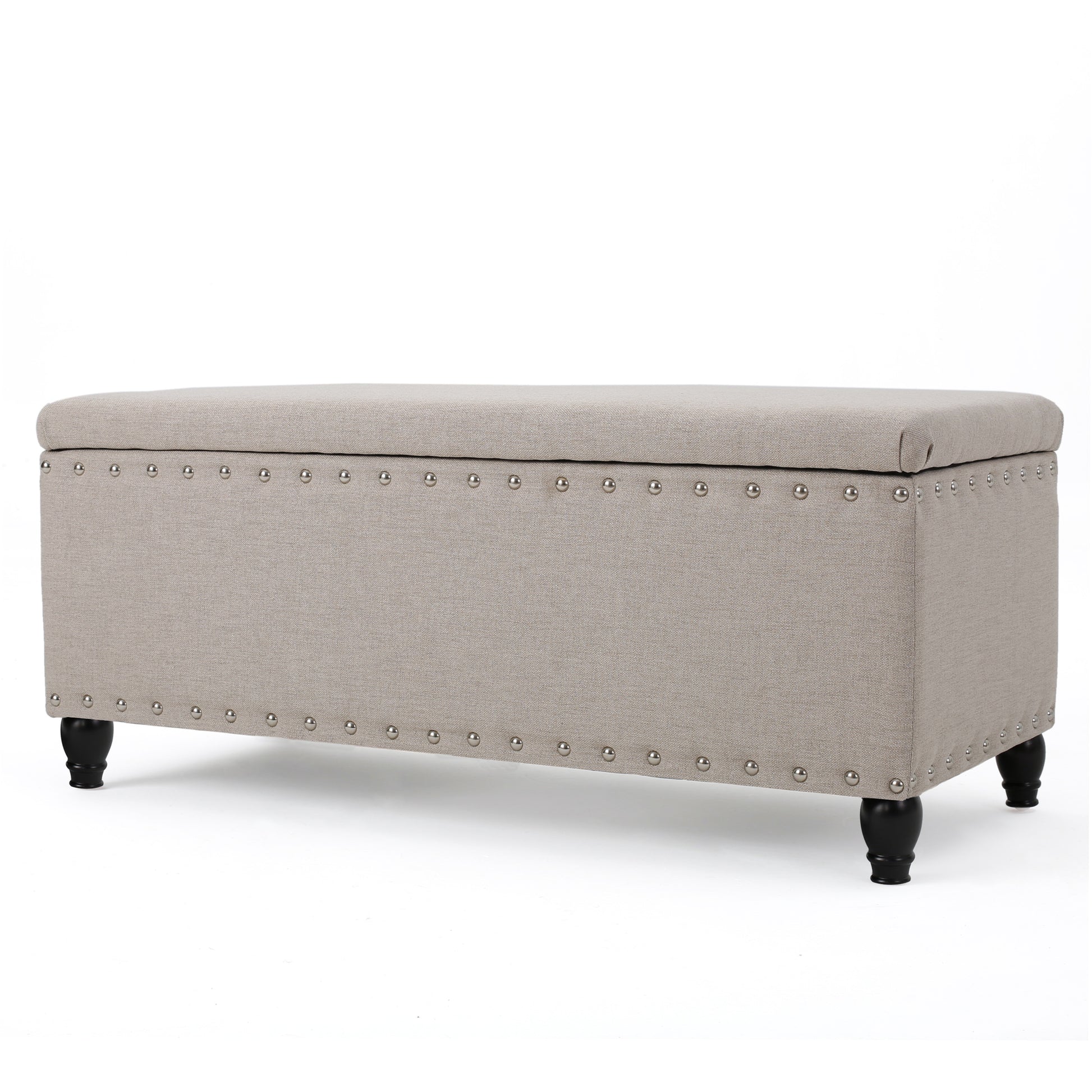 Storage Ottoman Wheat Fabric