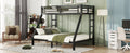 Metal Twin Xl Over Queen Bunk Bed For Teens And Adults,Space Saving Noise Reduced No Box Spring Needed,Black Twin Xl Black Metal