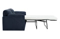 Chenille Sofa Bed Modern Convertible Couch With Plush Comfort And Durable Design For Living Room And Bedroom Blue Chenille 2 Seat