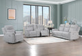 Eco Grey Glider Recliner Gray Fabric