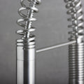 Dax Single Handle Pull Down Kitchen Faucet Brushed Finish Steel Gray Stainless Steel