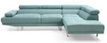 Riveredge G453 Sc Sectional Without Ottoman Teal Teal Foam Fabric 3 Seat
