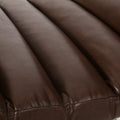 S Chaise Lounge Dark Brown Pu Leather