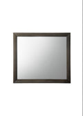 Ireland Gray Oak Finish Mirror Gray Mirror,Synthetic Wood