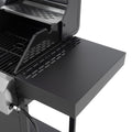 2 2 Multi Function Burner Gas Grill And Griddle Combo With Cover For Outdoor Cooking While Camping Or Tailgating Bbq,Frying,Pizza. Black And Silver Stainless Steel