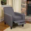 Smoke Fabric Push Back Chair For Elegant Home D Cor Smoke Fabric