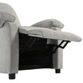 Recliner Chair With Message And Heater, Recliner Chair For Adult, Manual Control Message Chair Grey Steel