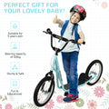 Aosom Youth Scooter Kick Scooter For Kids 5 With Adjustable Handlebar 16